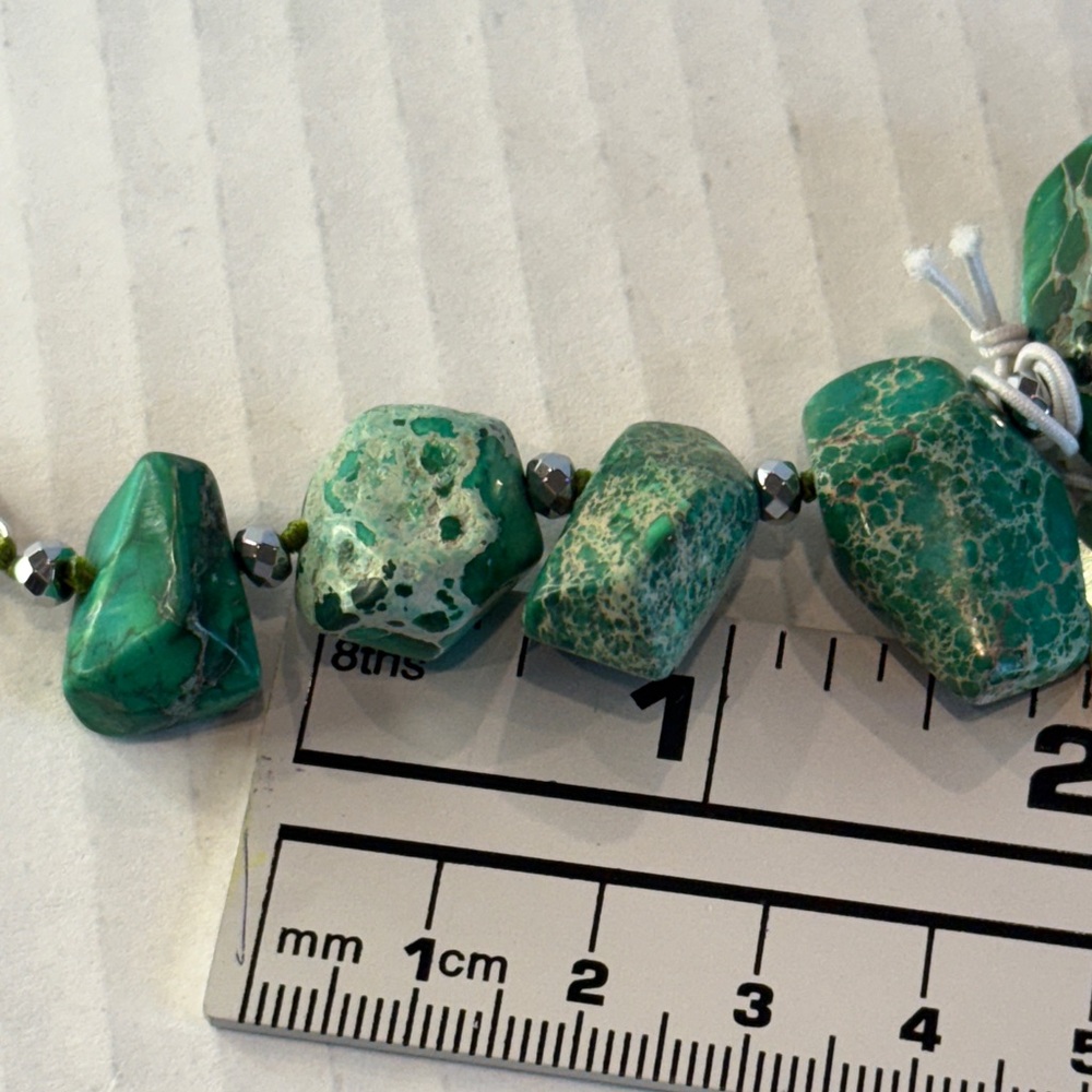 🆕 💚 King Jasper Goddess Necklace – Iris & Lily London – Sterling Silver 💚 - Picture 6 of 16